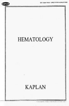 Kaplan USMLE Step 2: Hematology, 2001