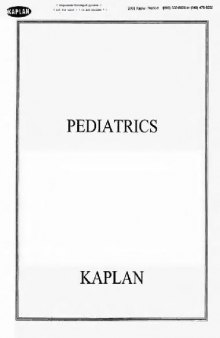 Kaplan USMLE Step 2: Pediatrics, 2001