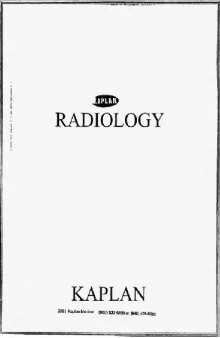 Kaplan USMLE Step 2: Radiology