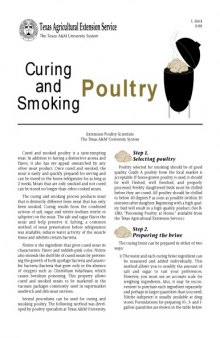 Curing and smoking poultry