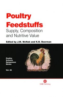 Poultry Feedstuffs: (Poultry Science Symposium)