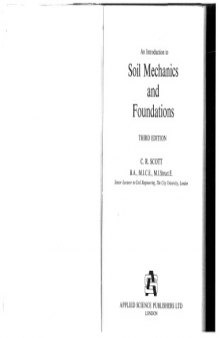 An introduction to soil mechanics and foundations, 3rd edition