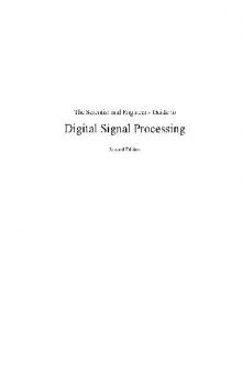 The science and engineer's guide to digital signal processing