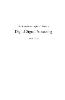 The scientist and engineer's guide to digital signal processing