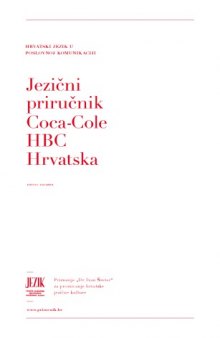 Jezični priručnik Coca-Cole HBC Hrvatska