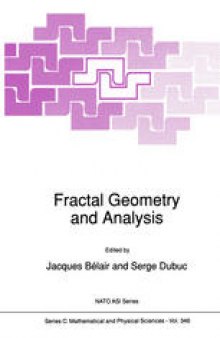 Fractal Geometry and Analysis