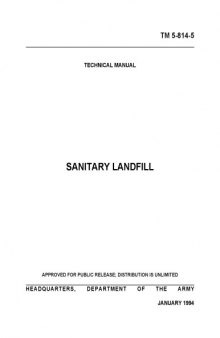 Sanitary Landfill [US Army TM 5-814-5]