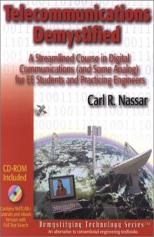 Telecommunications demystified: a streamlined course in digital communications
