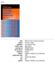 Efficient Hvac Systems Deskbook
