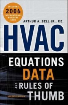 HVAC Equations, Data, and Rules of Thumb, 2nd Ed.  
