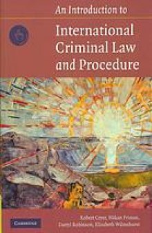 An introduction to international criminal law and procedure
