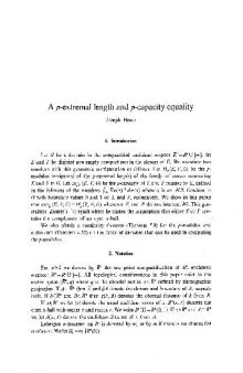 A p-extremal length and p-capacity equality