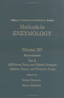 Biomembranes Part Q: ATP-Driven Pumps and Related Transport: Calcium, Proton, and Potassium Pumps
