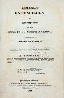 American entomologyor description of the insects of North America