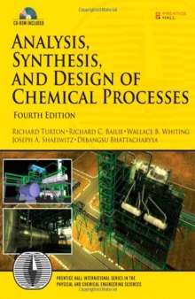 Analysis, Synthesis and Design of Chemical Processes CD