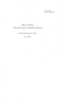 3264 & All That: A second course in algebraic geometry. 