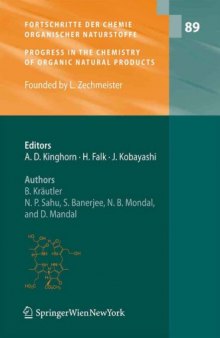 Progress in the Chemistry of Organic Natural Products, Volume 89