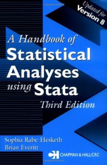 Handbook of Statistical Analyses Using Stata, Third Edition (English and Mandarin Chinese Edition)