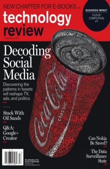 Technology Review: November December 2011 volume 114 issue 06 