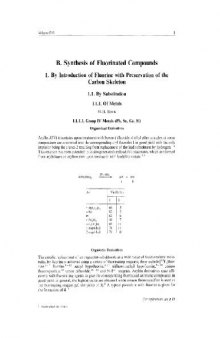 Methods in Organic Chemistry