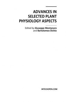 Advances in selected plant physiology aspects