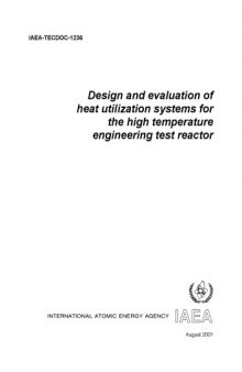 Design, Eval of Heat Utiliz Systems - High-Temp Engineering Test Reactor (IAEA TECDOC-1236)