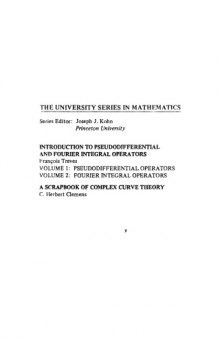 A Scrapbook of Complex Curve Theory (University Series in Mathematics)
