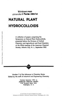 Natural Plant Hydrocolloids