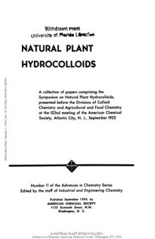 NATURAL PLANT HYDROCOLLOIDS  # 11