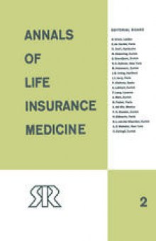 Annals of Life Insurance Medicine: 1964 Volume II