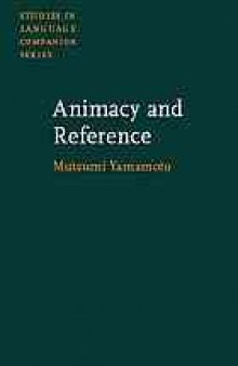 Animacy and reference : a cognitive approach to corpus linguistics