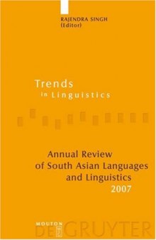 Annual Review of South Asian Languages and Linguistics: 2007