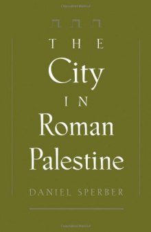 The City in Roman Palestine