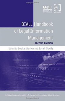 BIALL Handbook of Legal Information Management