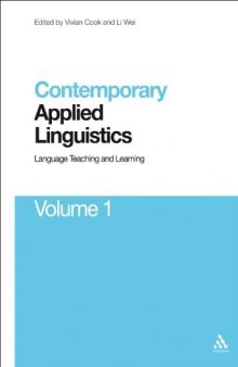 Contemporary Applied Linguistics, 1 : Language Teaching and Learning