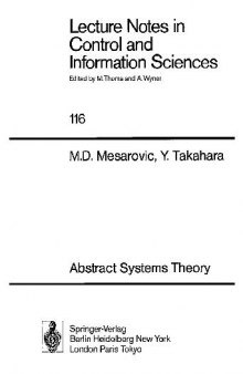 Abstract Systems Theory