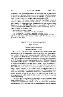 Absorption Bands in Nitrogen