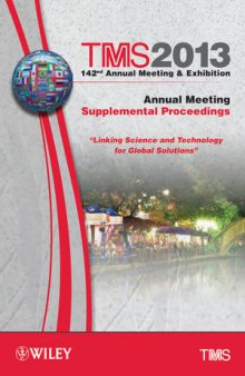 TMS2013 Supplemental Proceedings