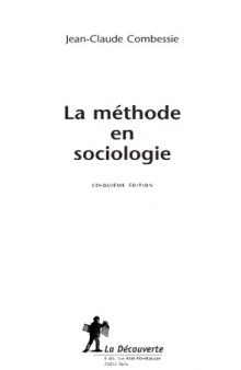 La méthode en sociologie