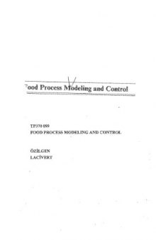 Handbook of Food Process Modeling and Statistical Quality Control (Topics in Chemical Engineering)