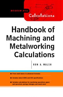 Handbook of Machining and Metalworking Calculations