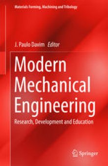 Modern Mechanical Engineering: Research, Development and Education