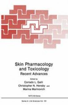 Skin Pharmacology and Toxicology: Recent Advances
