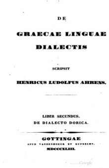 De dialecto dorica