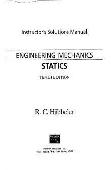 Engineering Mechanic STATICS
