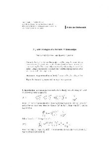 A p -adic analogue of a formula of Ramanujan
