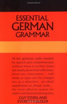 Essential German Grammar (Dover Language Guides Essential Grammar)  