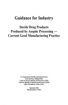Guidance for Industry Sterile Drug Products