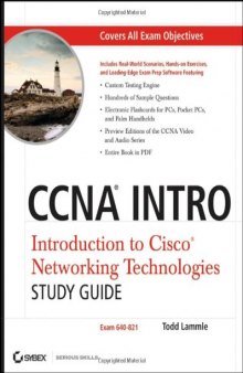 CCNA INTRO: Introduction to Cisco Networking Technologies Study Guide: Exam 640-821