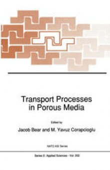 Transport Processes in Porous Media